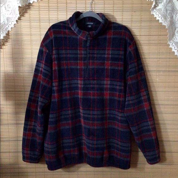 Nautica Other - NAUTICA fleece pull over shirt zip neck